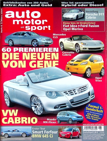 Deckblatt Auto Motor und Sport (06/2004)